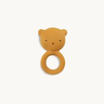 Ведмедик-прорізувач з натурального каучуку GOMMU RING BEAR Сієна GOMMU142-912 фото