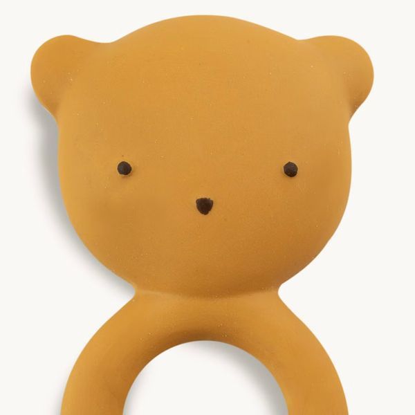 Ведмедик-прорізувач з натурального каучуку GOMMU RING BEAR Сієна GOMMU142-912 фото