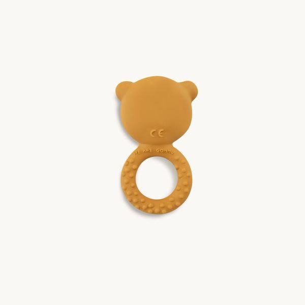 Ведмедик-прорізувач з натурального каучуку GOMMU RING BEAR Сієна GOMMU142-912 фото
