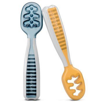 Ложки GOOtensil pre-spoons від Numnum, Синьо-Помаранчеві Numnum фото