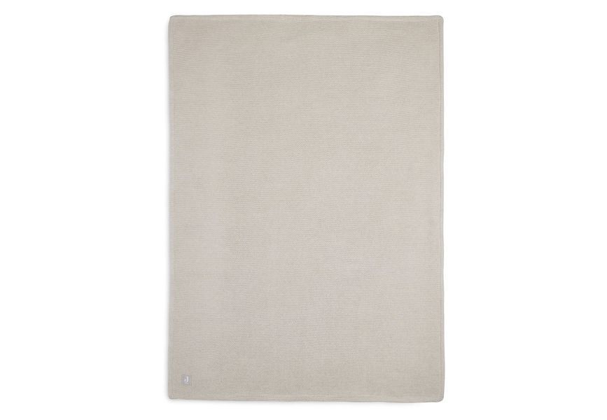 Детское вязаное одеяло Basic Knit/Fleece от Jollein 75&times;100 см, Нуга 517-511-65360 фото