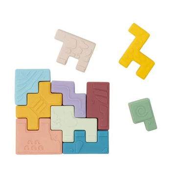 М'який сортер-пазл Soft Animal Blocks від Miniland (10 шт) 46020 фото