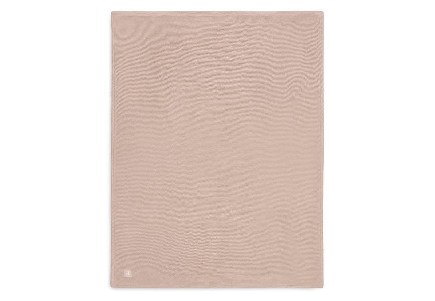 Дитяча в&rsquo;язана ковдра Basic Knit/Fleece від Jollein 75&times;100 см, Дика троянда 517-511-67068 фото