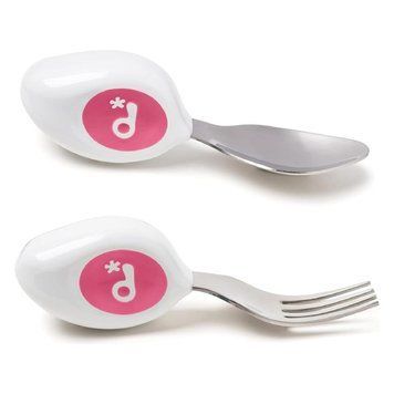 Набір столових приборів від Doddl, 2шт, Рожеві Doddl.Pink2 фото