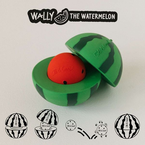 Пірамідка-брязкальце Кавун від Oli & Carol  L-PUZZLE-BOX-WATERMELON фото