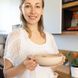 Тарелка силиконовая секционная на присоске с крышкой от Babyоno, Бежевая 1661/03 фото 3
