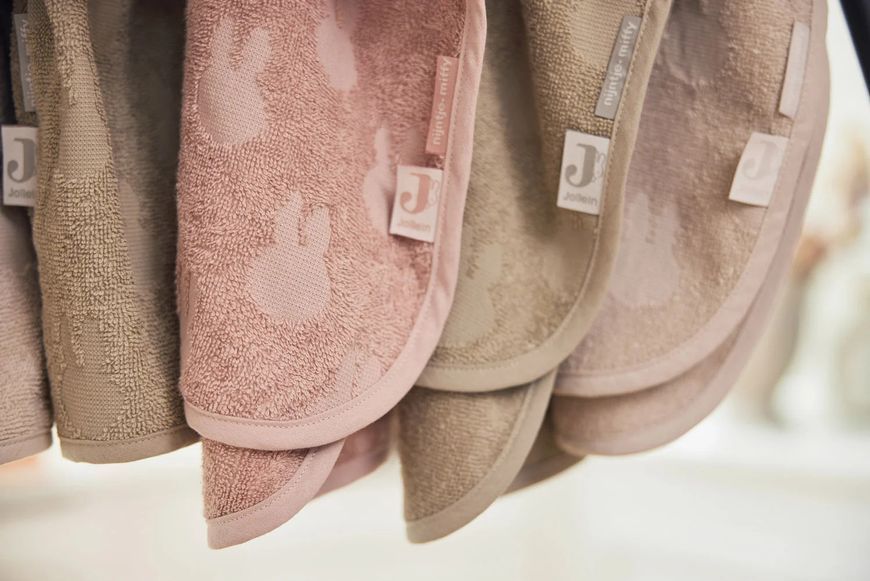 Махровое пончо для купания Miffy Jacquard от Jollein, Нуга 533-550-67088 фото
