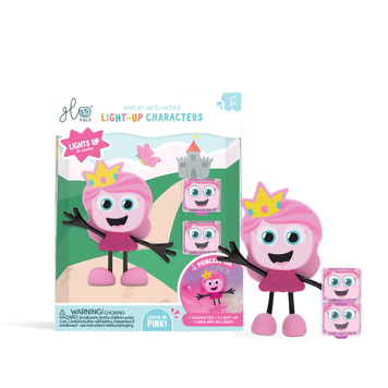 Набір персонаж та 2 світлові кубики Princess Ida від Glo pals, Рожевий GPCHIDA фото