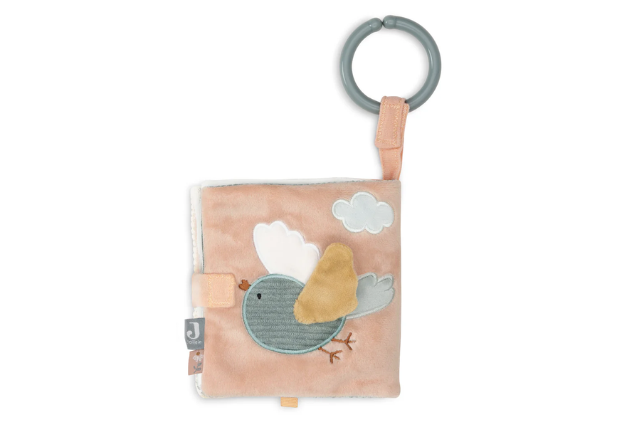 М&rsquo;яка сенсорна книжка на візочок від Jollein, Lovely Birds 221-001-68095 фото