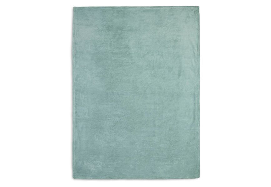 Детское вязаное одеяло Basic Knit/Fleece от Jollein 75&times;100 см, Лесная зелень 517-511-65219 фото