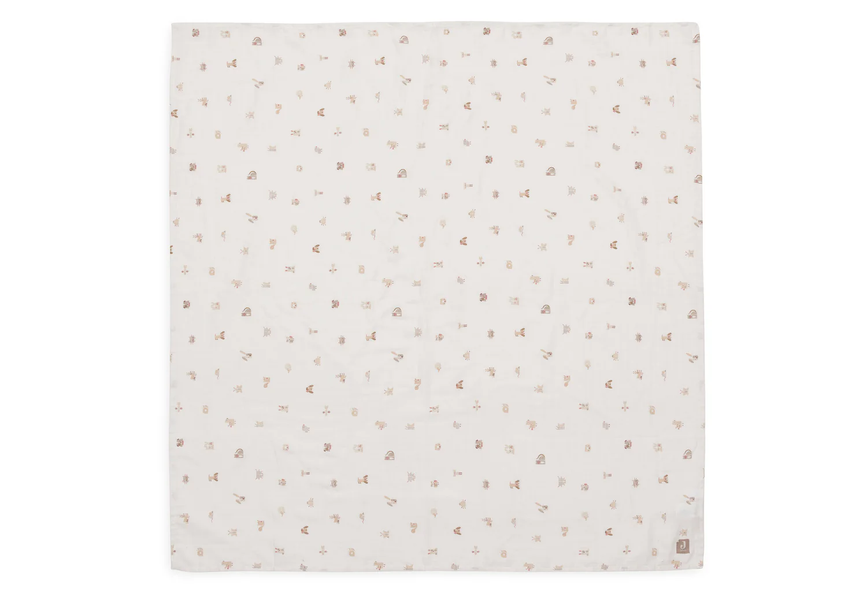 Муслиновые пеленки Animal Friends от Jollein, 115&times;115 см (2 шт) 535-852-68154 фото