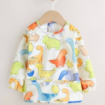 Нагрудник з рукавами від Next, Динозаври, розмір 6-12 місяців next/dinosaurs/6-12 фото