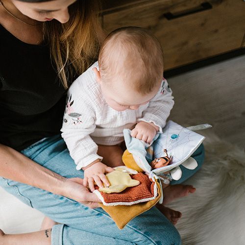 М'яка розвиваюча книжка на коляску від Babyono, Природа 1531 фото