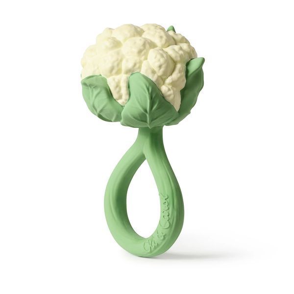 Брязкальце-прорізувач Цвітна капуста від Oli & Carol L-RATTLE-CAULIFLOWER фото