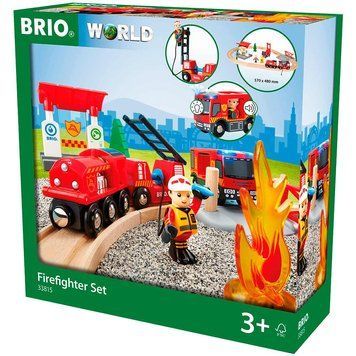 Дитяча залізниця Пожежна станція від BRIO 33815 фото