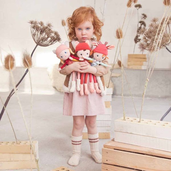Мягкая кукла Лина в подарочной коробке от Lilliputiens 83382 фото