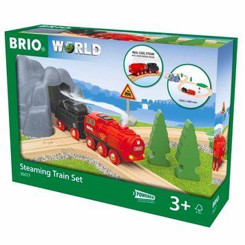 Дитяча залізниця з Поїздом з парою від BRIO 36017 фото