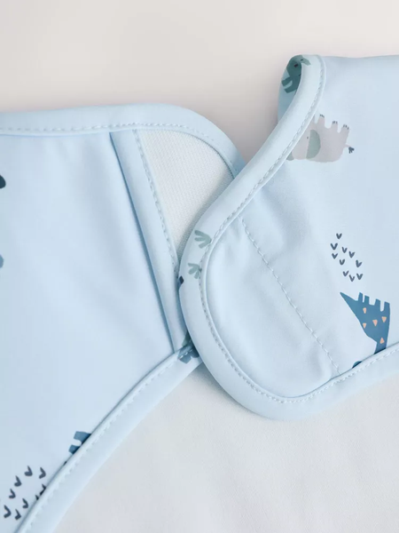 Нагрудник с рукавами от Next, Животный голубой, размер 6-12 месяцев next/animalblue/6-12 фото