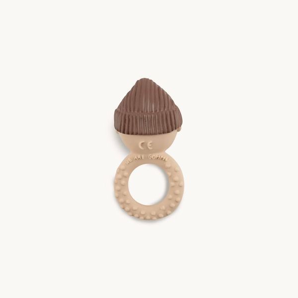 Пупс-прорізувач з натурального каучуку GOMMU RING BABY Кокос GOMMU141-902 фото