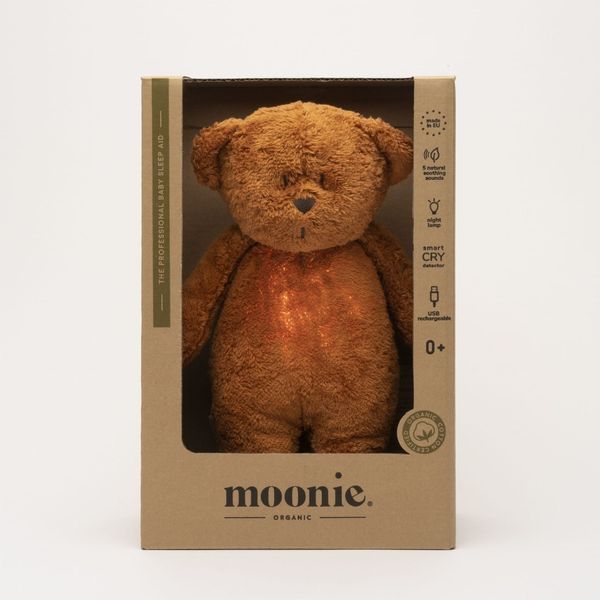 Мишка поющий с ночником Moonie Caramel MCR2 фото