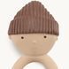 Пупс-прорізувач з натурального каучуку GOMMU RING BABY Кокос GOMMU141-902 фото 2