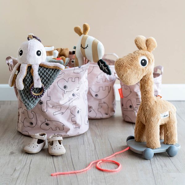 Игрушка-каталка 2-в-1 Raffi от Done by deer, Горчичная 4698344 фото