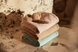 Детское муслиновое одеяло Jacquard от Jollein 100&times;150 см, Бисквит, GOTS 521-511-68089 фото 7