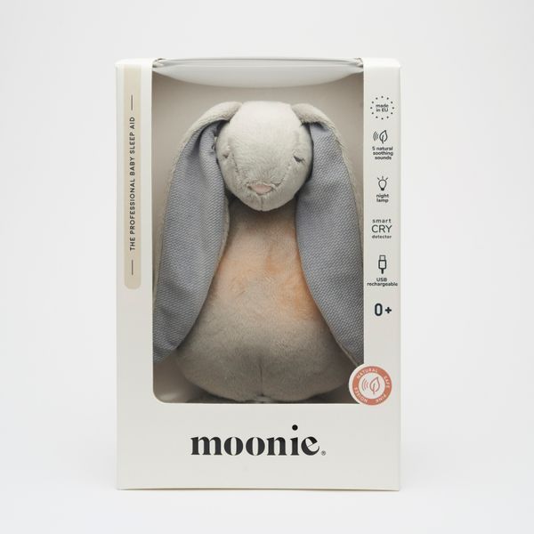 Зайчик співаючий з нічником Moonie 2.0 Basic Silver KSI2 фото