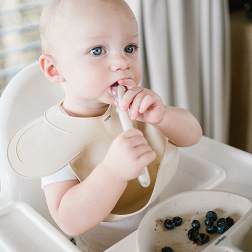 Ложка силиконовая гибкая от Babyono Бежевая  785/04 фото