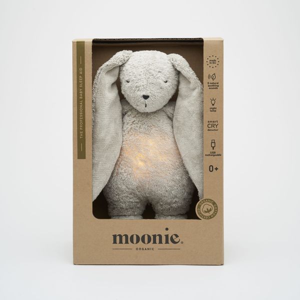 Зайчик поющий с ночником Moonie Grey Natur KGR2 фото