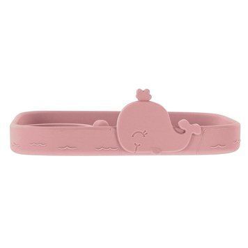 Тарелка силиконовая с китом от Nuby, Розовая Nuby/pl/pink фото
