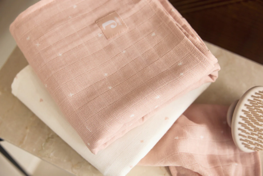 Муслиновые пеленки Twinkling от Jollein, Дикая роза, 70&times;70 см (3 шт) 535-851-67101 фото